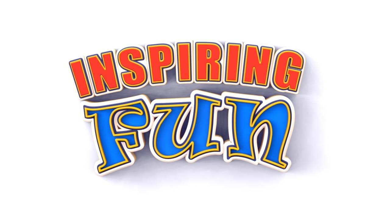 INSPIRING FUN logo 3d