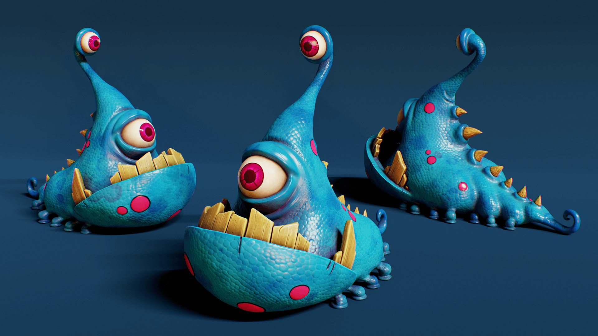 Monster - 3D Modeling and Texturing