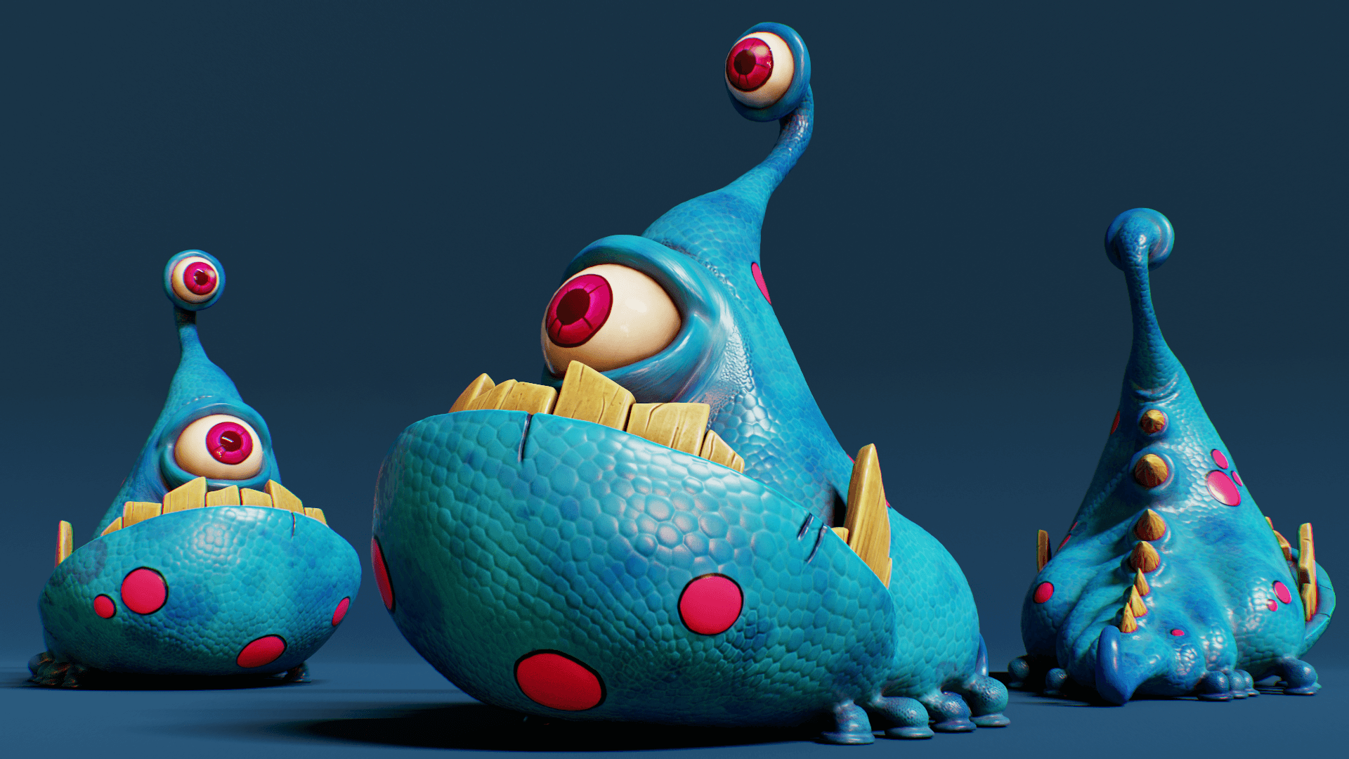 Monster - 3D Modeling and Texturing