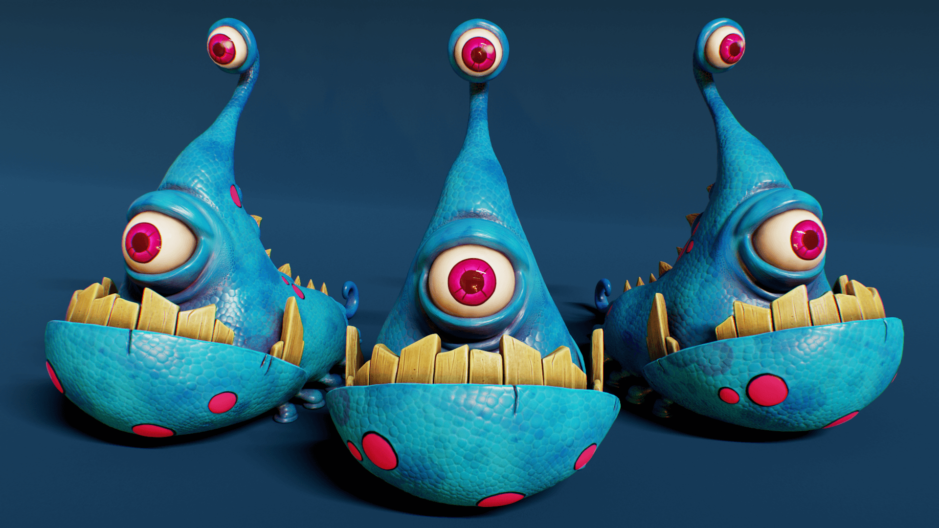 Monster - 3D Modeling and Texturing