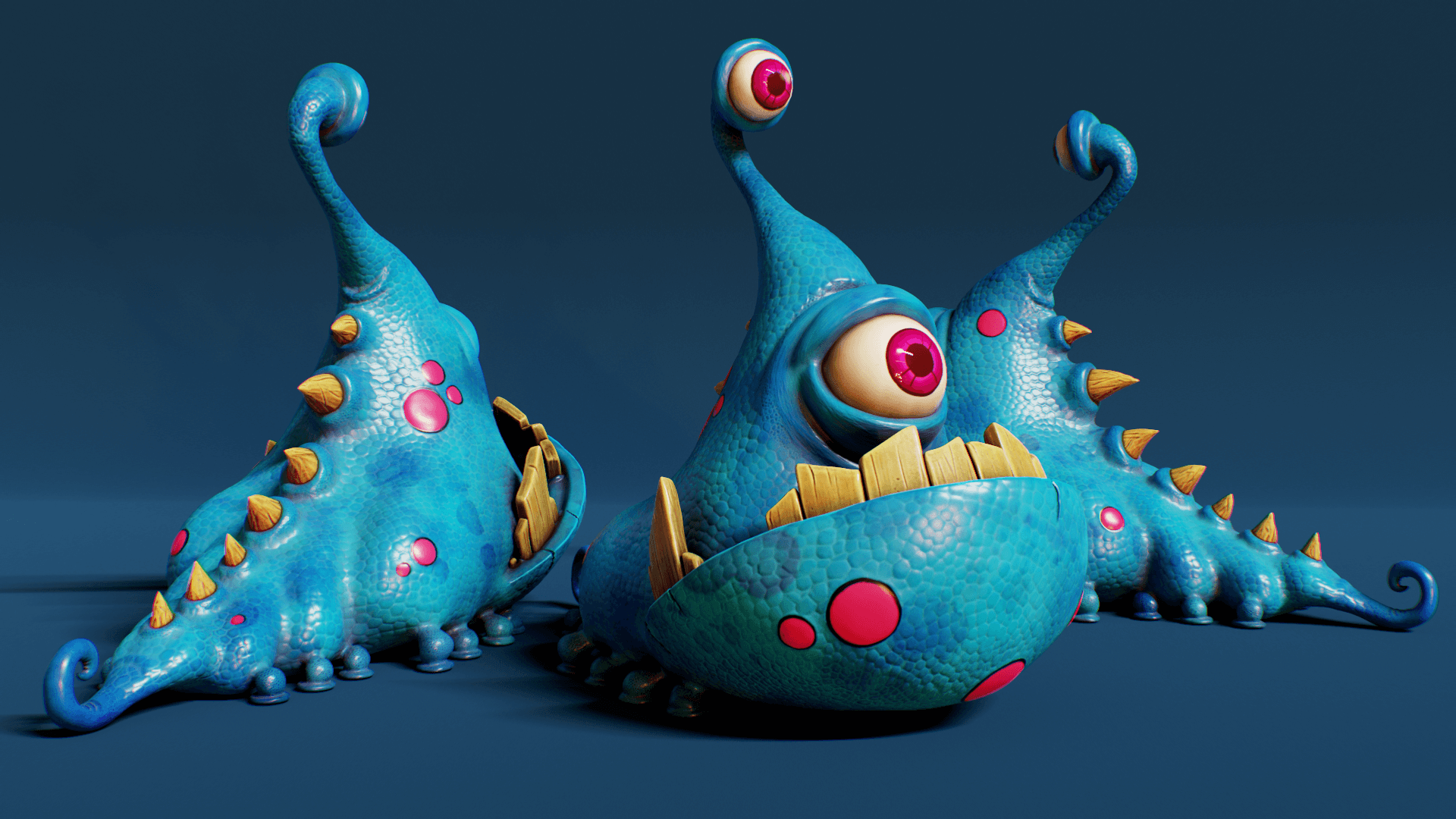 Monster - 3D Modeling and Texturing