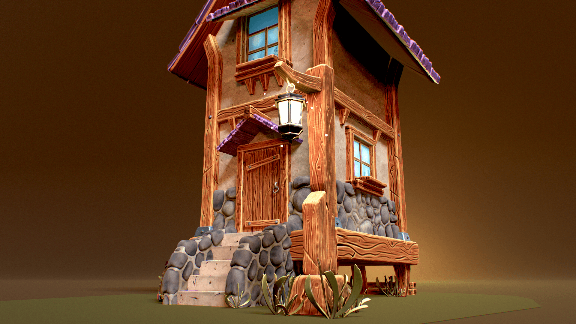 Modular House - 3D Modeling and Texturing