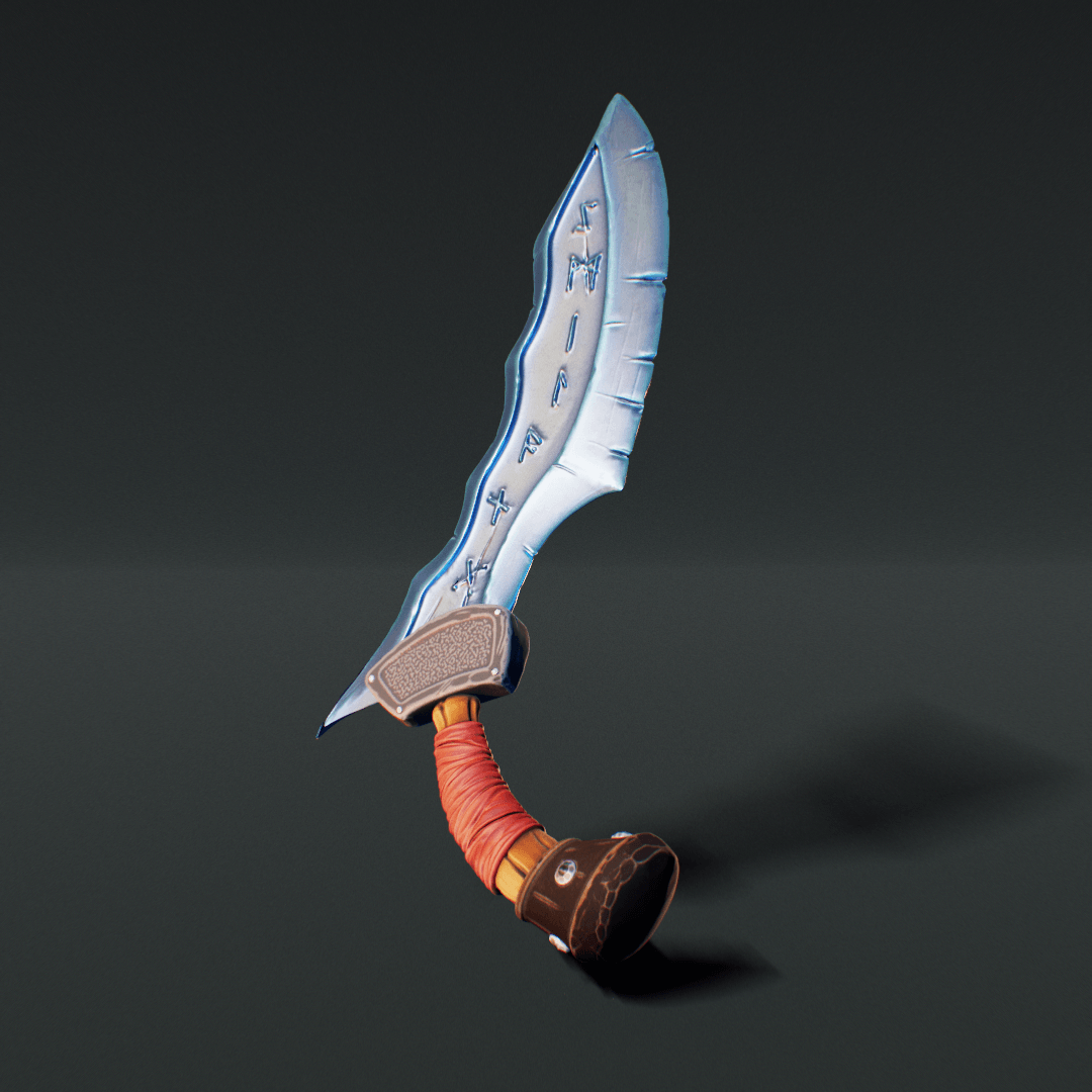 Stylized Blade - 3D Modeling and Texturing