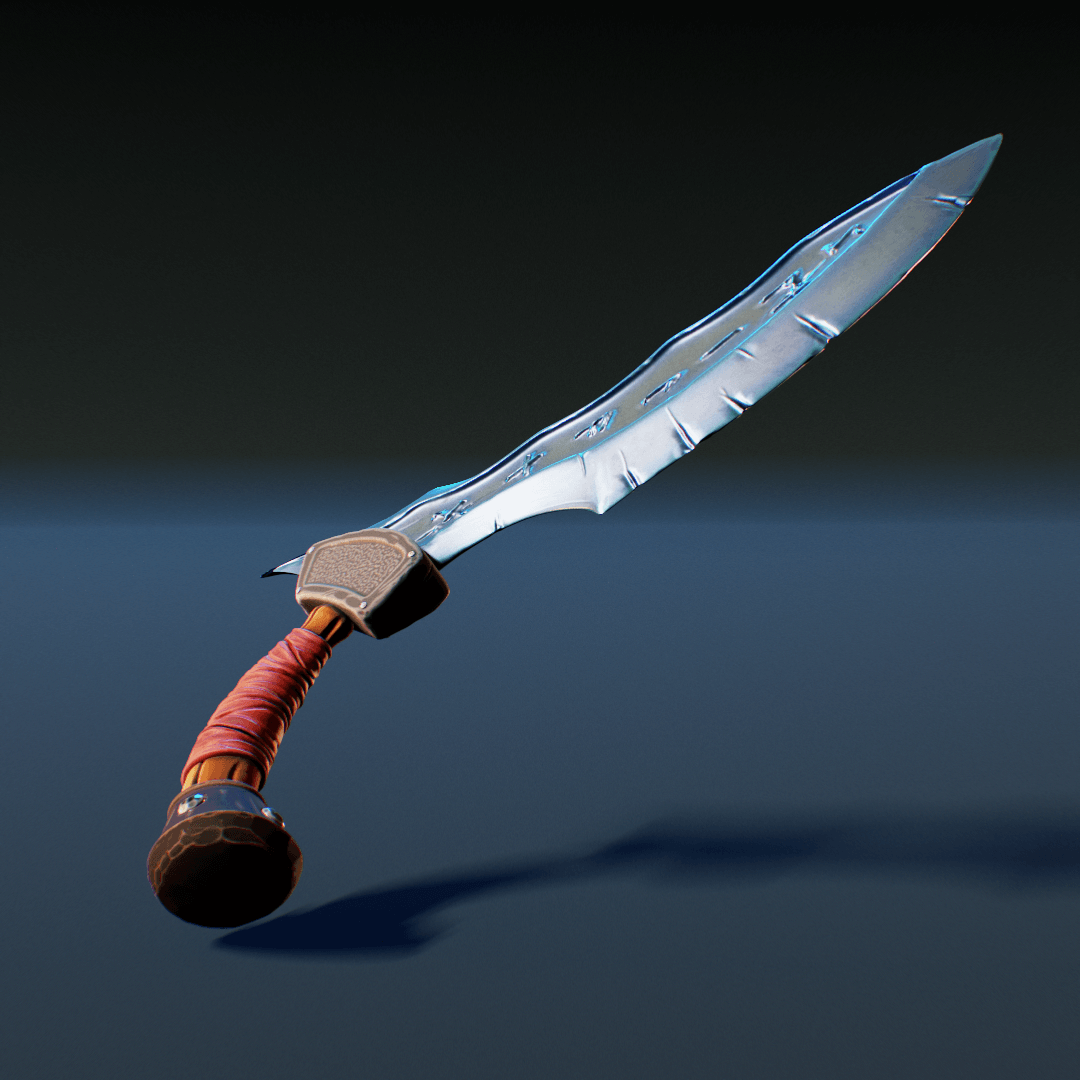 Stylized Blade - 3D Modeling and Texturing