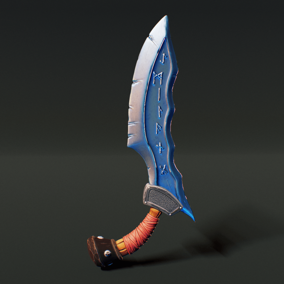 Stylized Blade - 3D Modeling and Texturing