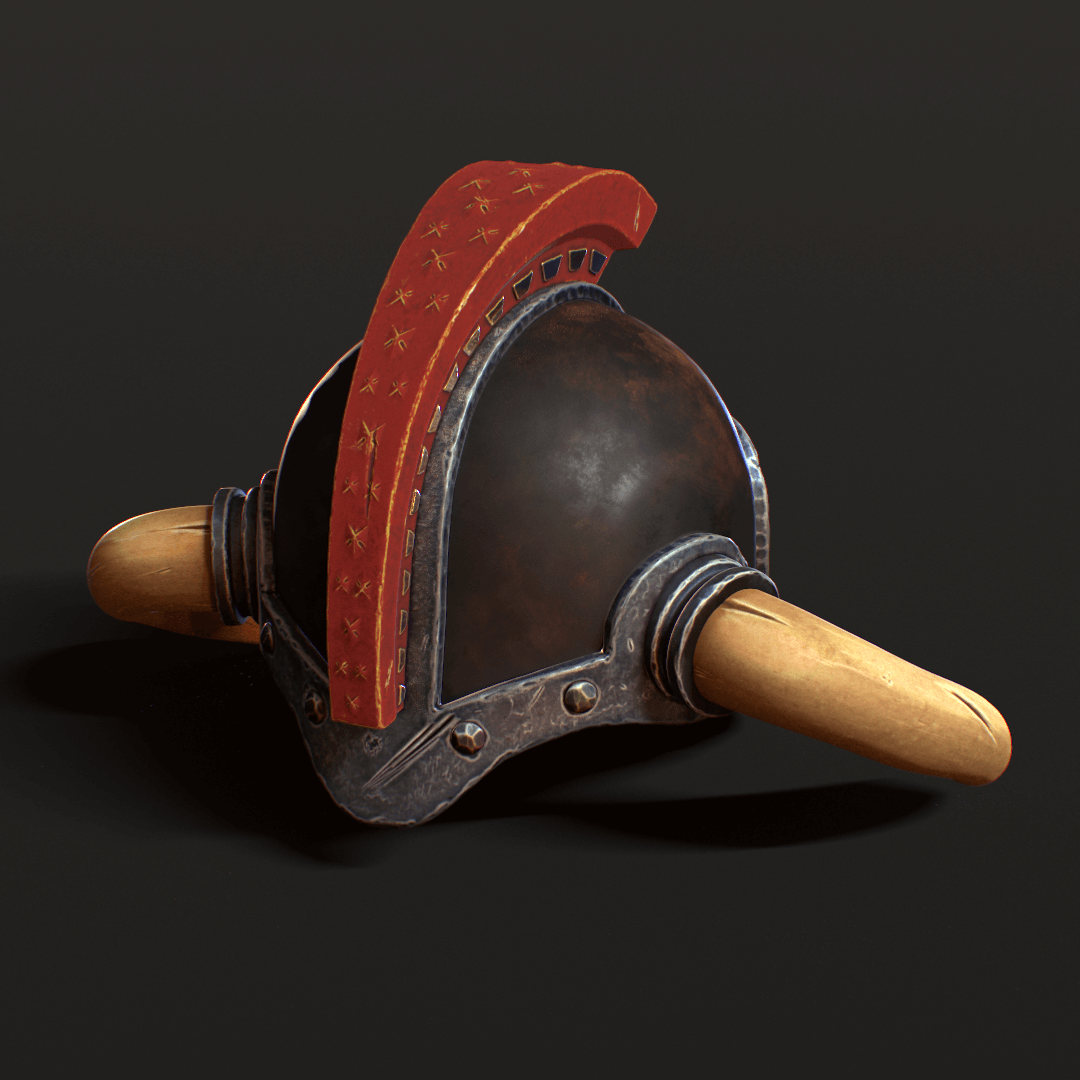 Stylized Helmet - 3D Modeling and Texturing