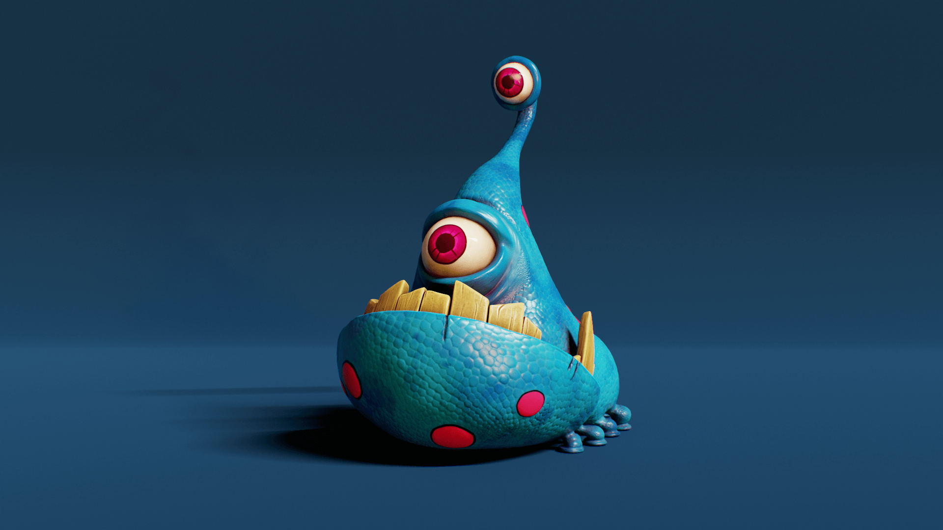 Monster - 3D Modeling and Texturing